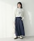 【WEB限定】裏毛カットオフフレアスカート