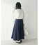 【WEB限定】裏毛カットオフフレアスカート
