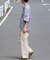 ヒッコリーストライプワッペンシャツ