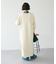洗える/とてもちライン入りニットワンピース