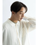 オープンワーク シャツニットカーディガン【ユニセックス】
