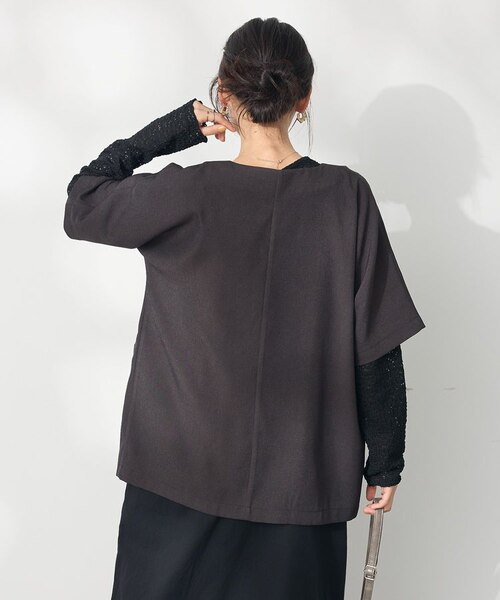 刺繍カラーレスジャケット｜クラフトスタンダードブティックの