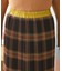 配色チェックプリーツスカート