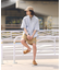 ハーフプラケット半袖シャツ【ユニセックス】