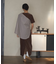 ベロアハーフスリーブワンピース