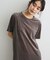 ベロアハーフスリーブワンピース