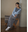 レイヤード風フード付きプルオーバー