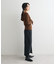 レイヤード風フード付きプルオーバー