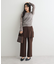 シアーベロアサイドギャザープルオーバー