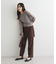 シアーベロアサイドギャザープルオーバー