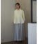 タイ付きタックシャツチュニック