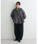タイ付きタックシャツチュニック