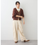 カーブデニムパンツ