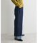 カーブデニムパンツ