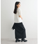 ラップ風デニムスカート