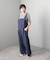 ワイドサロペットパンツ