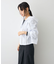 梯子レースフード付きブラウス