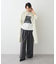 バンドカラーロングシャツチュニック