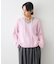 ファンシーヤーンVネックプルオーバー
