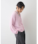 ファンシーヤーンVネックプルオーバー