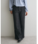 ロールアップ風ストレートデニムパンツ