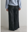 ロールアップ風ストレートデニムパンツ
