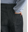 ロールアップ風ストレートデニムパンツ