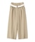 ウエスト折り返しスラックス