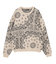ペイズリー柄ニットプルオーバー