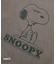 【PEANUTS/SNOOPY】スノーウォッシュボンディング裏毛スウェット
