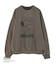 【PEANUTS/SNOOPY】スノーウォッシュボンディング裏毛スウェット