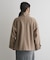 スタンドカラーメルトンショートコート