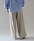 ウールライクポリツイルワイドパンツ