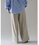 ウールライクポリツイルワイドパンツ