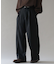 ウールライクポリツイルワイドパンツ