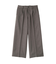 ウールライクポリツイルワイドパンツ