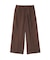 ウールライクポリツイルワイドパンツ
