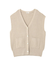 Vネックオーバーサイズニットベスト