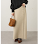 ラップ風Iラインスカート