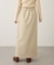 ラップ風Iラインスカート