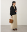 ラップ風Iラインスカート