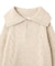 洗える/ハーフジップローゲージニットチュニック