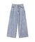 ストレートワイドデニムパンツ