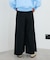 フロントタックドレープワイドパンツ