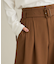 ハイウエストベルトワイドパンツ