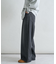 ワイドストレートデニムパンツ