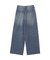 ワイドストレートデニムパンツ