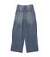 ワイドストレートデニムパンツ