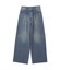ワイドストレートデニムパンツ