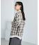 レイヤードライクチェックシャツ